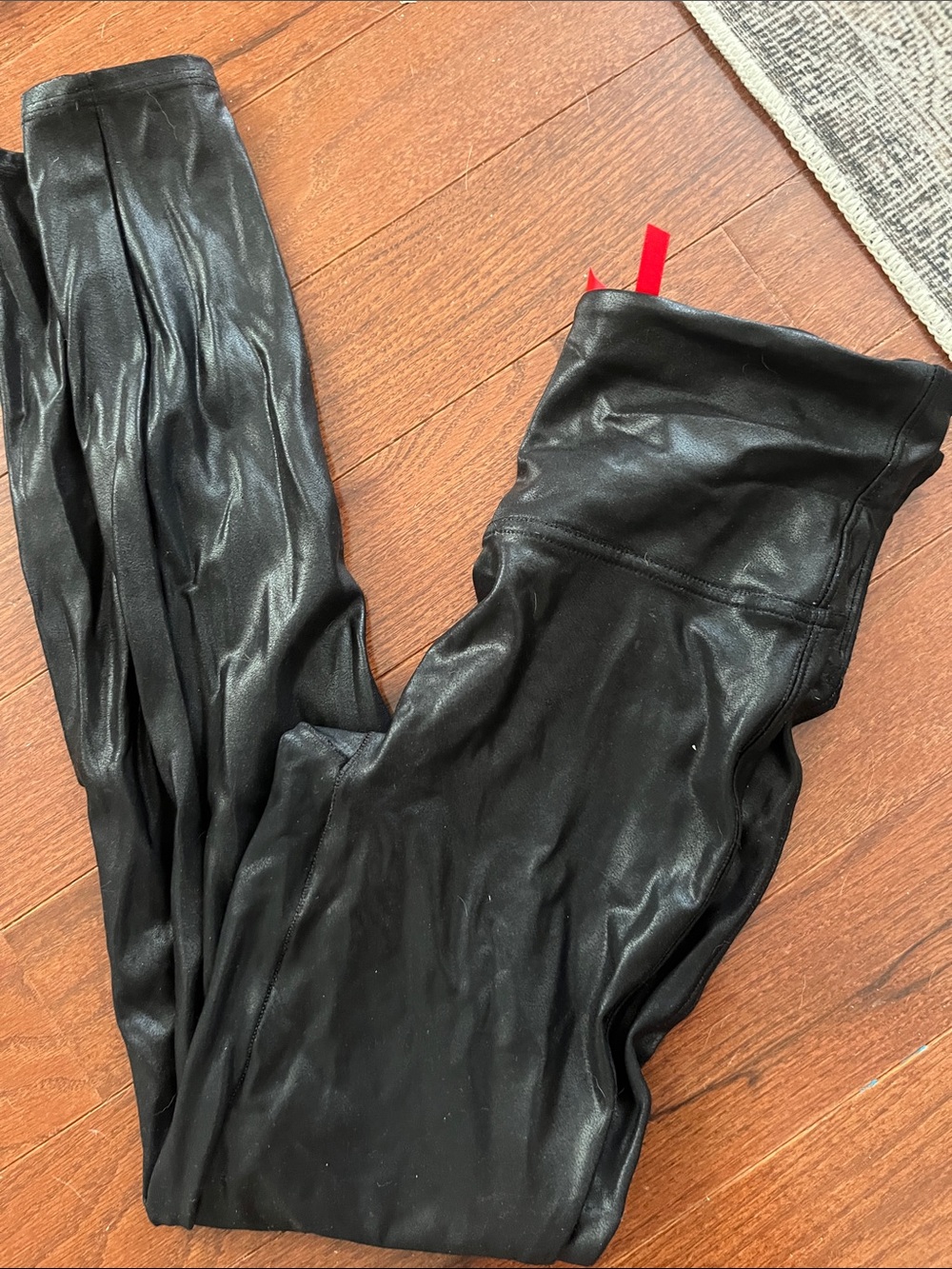Women’s spanx faux leather leggings size M